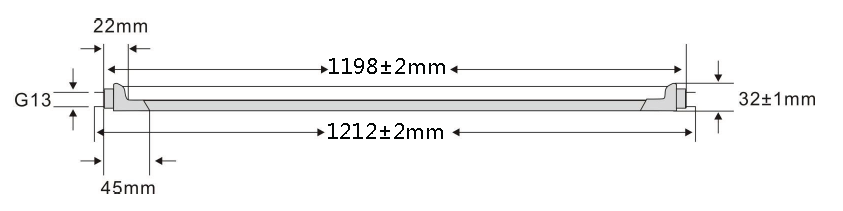 LED T8  tube 120cm